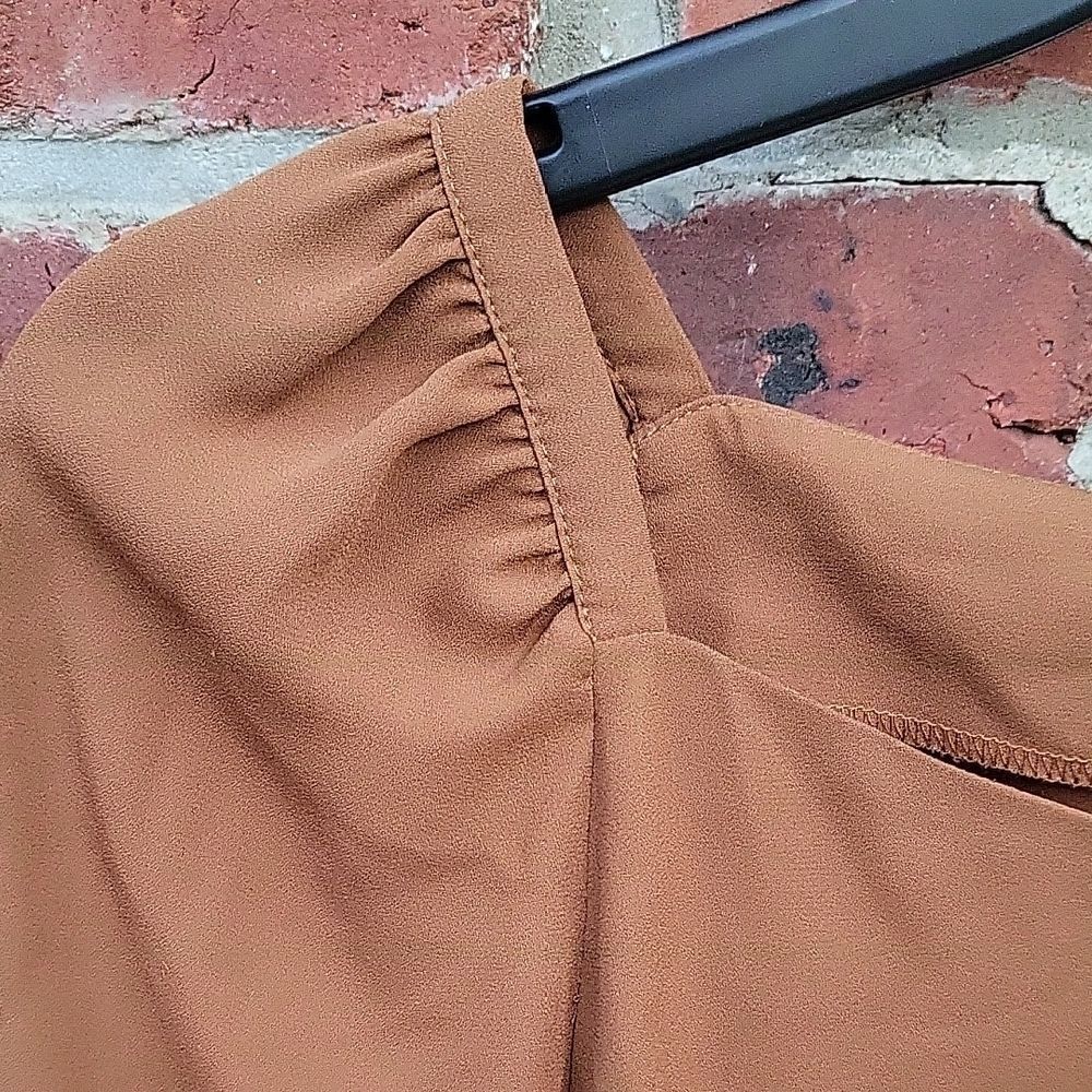 Ann Taylor Brown Women's Blouse - Picture 3 of 4